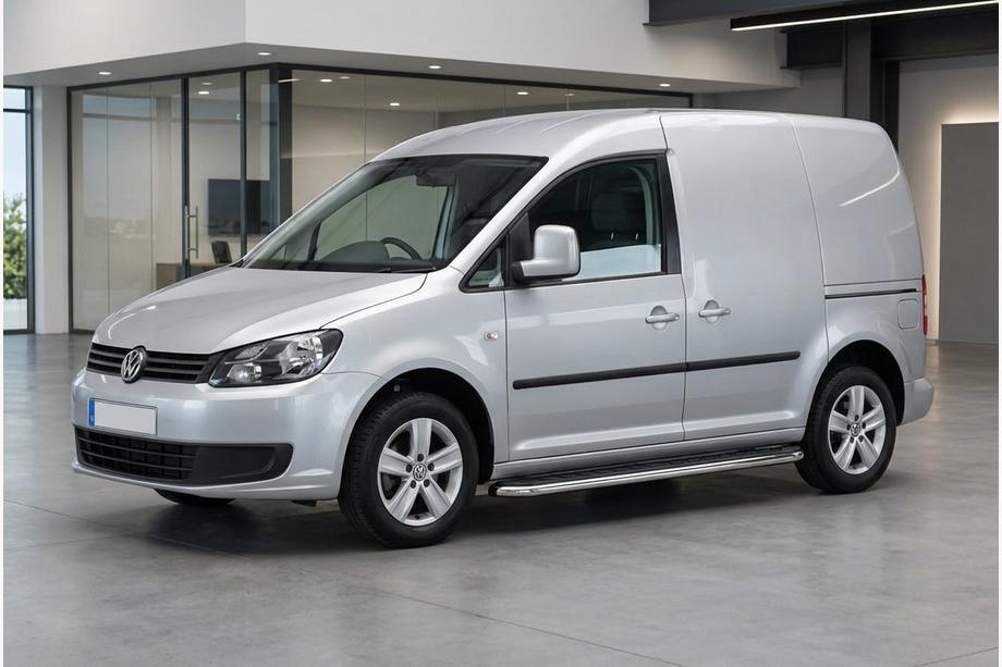 Volkswagen Caddy 2010-2015 Praguri Laterale Maydos V1 (2 buc, Aluminiu si Otel Inoxidabil) Maxi Ampatament Foto 1