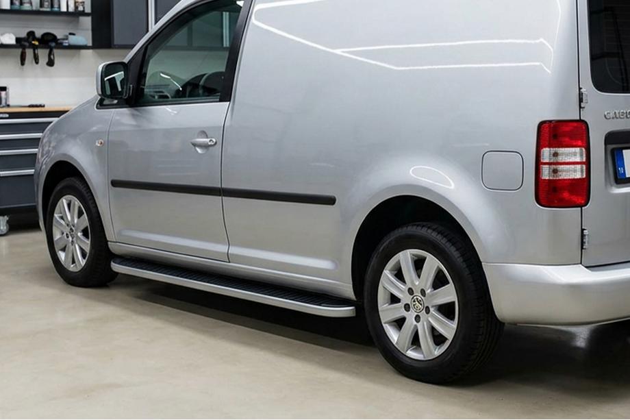 Volkswagen Caddy 2010-2015 Praguri Laterale Tayga (2 buc, Aluminiu) Image