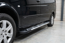 Mercedes Vito/V-class W447 2014- Praguri Laterale Sunrise (2 buc, Aluminiu) foto 1