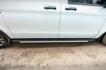 Mercedes Vito/V-class W447 2014- Praguri Laterale Duru (2 buc, Aluminiu) foto 6