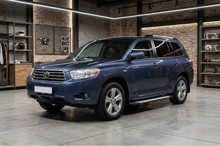 Toyota Highlander 2008-2013 Praguri Laterale Line (2 buc, Aluminiu) Image