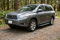 Toyota Highlander 2008-2013 Praguri Laterale Duru (2 buc, Aluminiu) foto 1