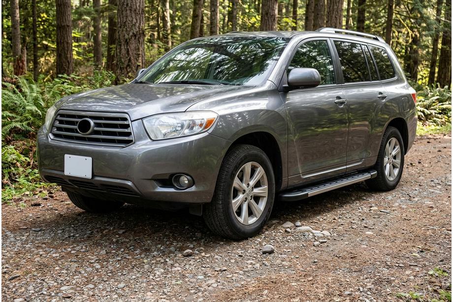 Toyota Highlander 2008-2013 Praguri Laterale Duru (2 buc, Aluminiu) Image
