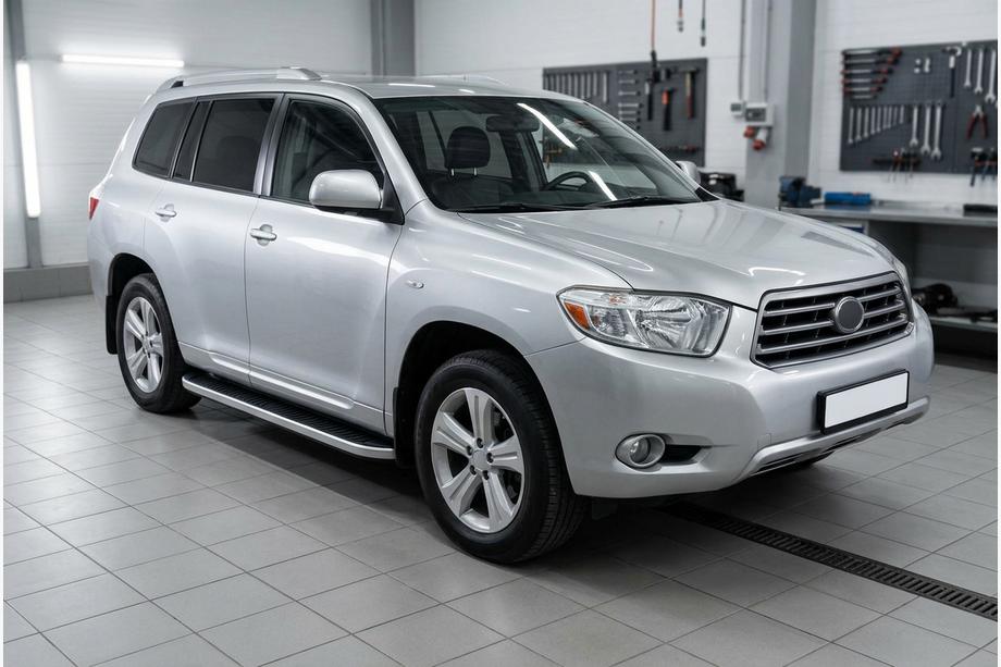 Toyota Highlander 2008-2013 Praguri Laterale Tayga Grey (2 buc, Aluminiu) Image
