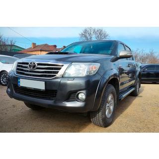 Praguri Laterale Sunrise (2 buc, Aluminiu) Toyota Hilux 2006-2015 foto 1