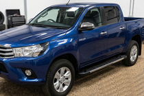 Toyota Hilux 2015- Praguri Laterale RedLine V1 (2 buc, Aluminiu) foto 1