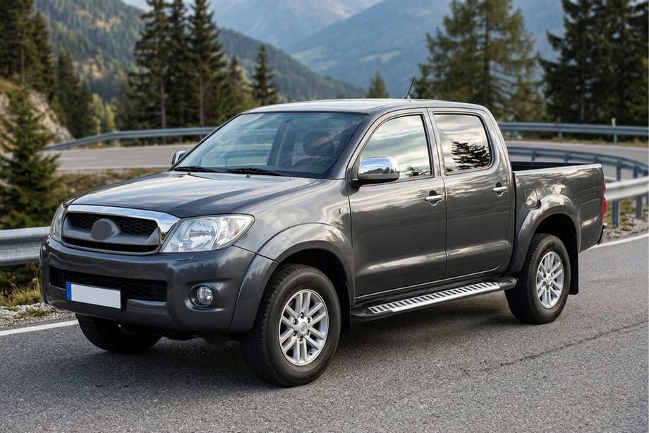 Toyota Hilux 2006-2015 Praguri Laterale Line (2 buc, Aluminiu) Image