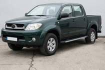 Toyota Hilux 2006-2015 Praguri Laterale Duru (2 buc, Aluminiu) foto 1