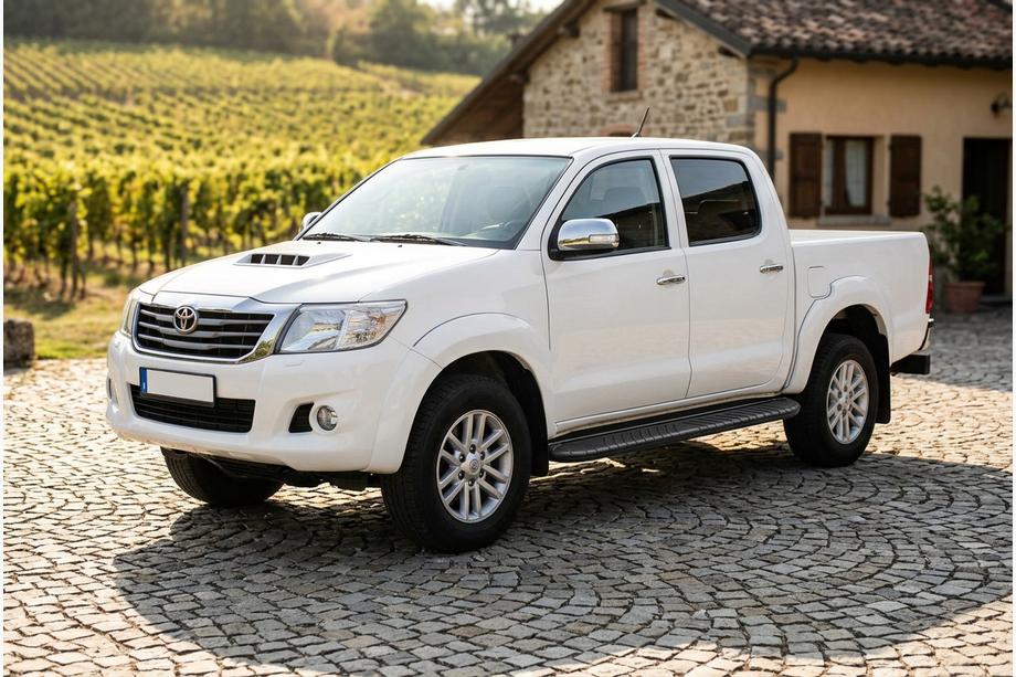 Toyota Hilux 2006-2015 Praguri Laterale Bosphorus Black (2 buc, Aluminiu) Image