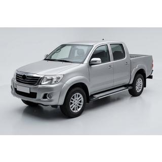 Praguri Laterale Rainbow (2 buc, Aluminiu) Toyota Hilux 2006-2015 foto 1