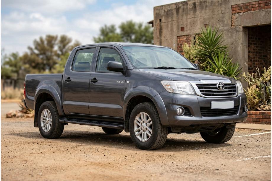 Toyota Hilux 2006-2015 Praguri Laterale Allmond Black (2 buc, Aluminiu) Image