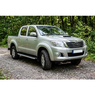 Praguri Laterale Fullmond (2 buc, Aluminiu) Toyota Hilux 2006-2015 foto 1