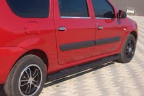 Lada Largus 2012- Bare Laterale Black (2 buc, Otel Inoxidabil) foto 2