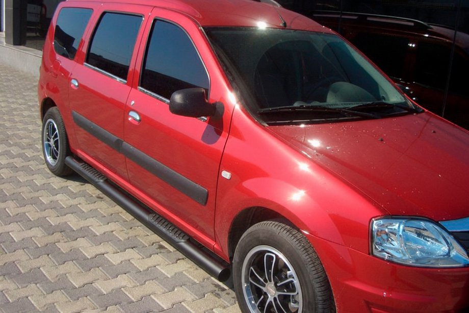 Lada Largus 2012- Bare Laterale Black (2 buc, Otel Inoxidabil) Image