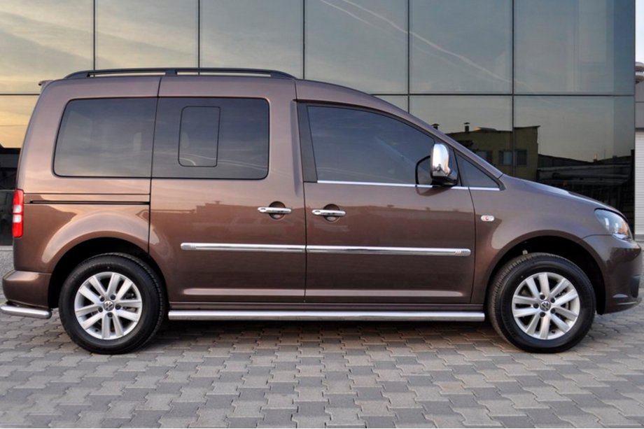 Volkswagen Caddy 2020- Tevi Laterale BB001 (2 buc, inox) Foto 5