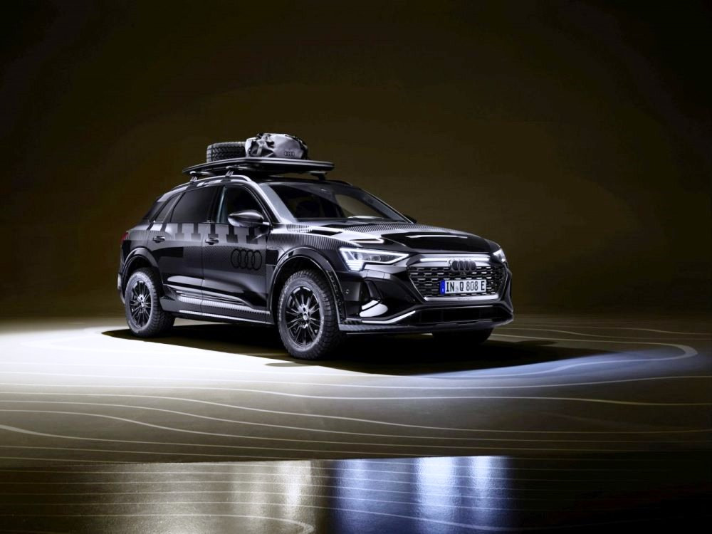 Review Audi Q8 e-tron edition Dakar