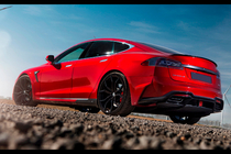 Tesla Model S 2012– Kit caroserie LRT-Design Carbon foto 3