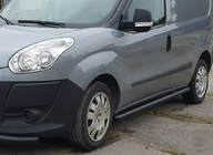 Fiat Doblo II 2010-2022 Bare Laterale Black (2 buc, Otel Inoxidabil) foto 1