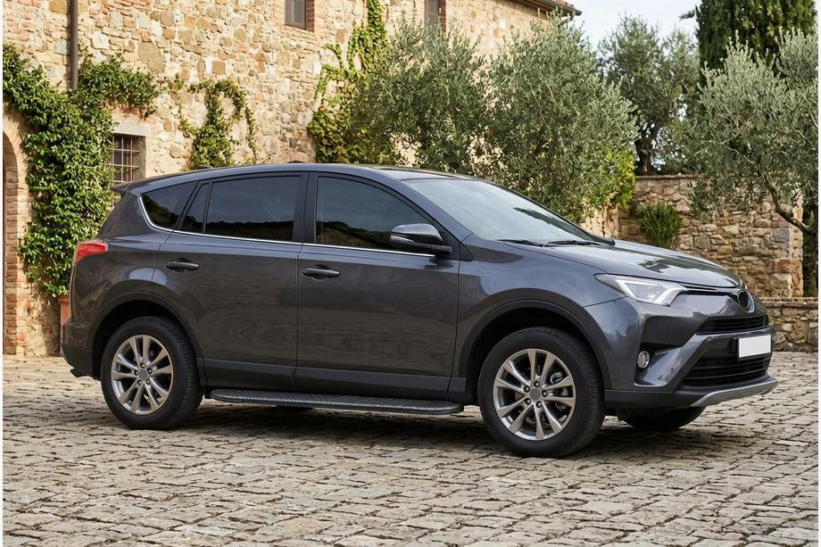 Toyota Rav 4 2013-2018 Praguri Laterale Bosphorus Black (2 buc, Aluminiu) Image