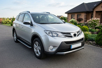 Toyota Rav 4 2013-2018 Praguri Laterale Tayga Grey (2 buc, Aluminiu) foto 1
