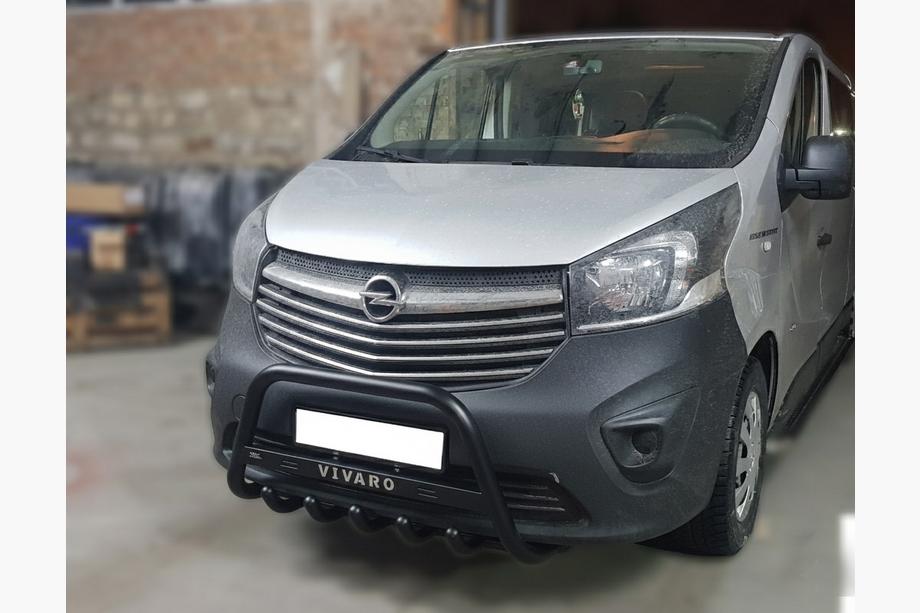 Opel Vivaro 2015-2019 Bull Bar WT004 Negru (Otel Inoxidabil) Image
