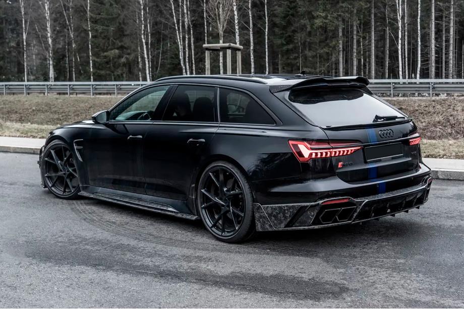 Audi A6 C8 2018–2025 Kit caroserie MNSR Carbon (pentru RS6, carbon forjat) Foto 7