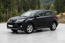 Toyota Rav 4 2013-2018 Praguri Laterale Rainbow (2 buc, Aluminiu) foto 1