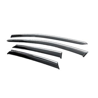 Deflectoare geamuri cu ornament cromat Niken Luxury (4 buc) foto 2
