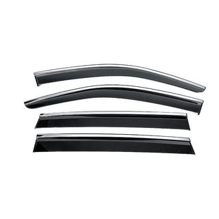 Deflectoare geamuri cu ornament cromat Niken Luxury (4 buc) foto 1
