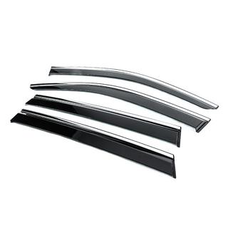 Deflectoare geamuri cu ornament cromat Niken Luxury (4 buc) foto 2