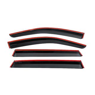 Deflectoare geamuri cu ornament cromat Niken Luxury (4 buc) foto 4