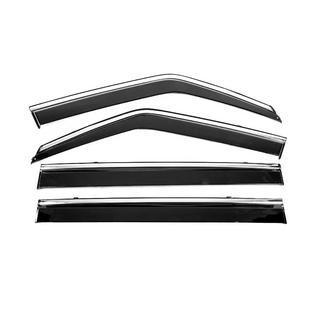 Deflectoare geamuri cu ornament cromat Niken Luxury (4 buc) Nissan Armada 2016-2024 foto 1