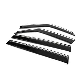 Deflectoare geamuri cu ornament cromat Niken Luxury (4 buc) Nissan Patrol Y62 2010-2024 foto 2