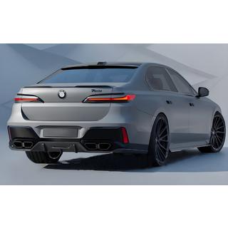 Difuzor spate cu tipsuri evacuare (pentru M760, M-Sport si i7 M70) foto 2