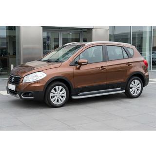 Praguri Laterale Tayga Grey (2 buc, Aluminiu) Suzuki SX4 S-Cross 2013-2016 foto 1
