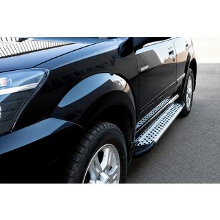 Praguri laterale Allmond Grey (2 buc, aluminiu)
