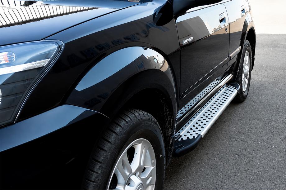 GreatWall Haval/Hover H3 2005-2013 Praguri laterale Allmond Grey (2 buc, aluminiu) Image