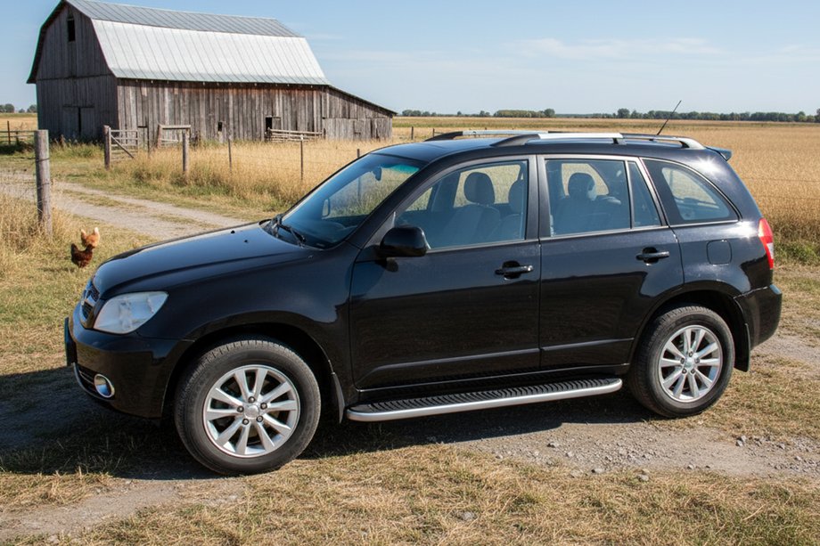 Chery Tiggo 3 2005- Praguri Laterale Tayga (2 buc, Aluminiu) Image