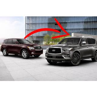 Kit conversie facelift pentru QX80 2024 Infiniti QX56 2010-2013 foto 1
