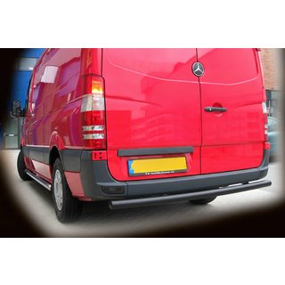 Protectie Spate AK002 Negru (Otel Inoxidabil) Mercedes Sprinter W906 2006–2018 foto 1