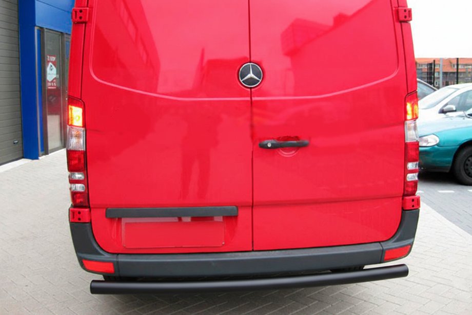 Mercedes Sprinter W906 2006–2018 Protectie Spate AK002 Negru (Otel Inoxidabil) Foto 2