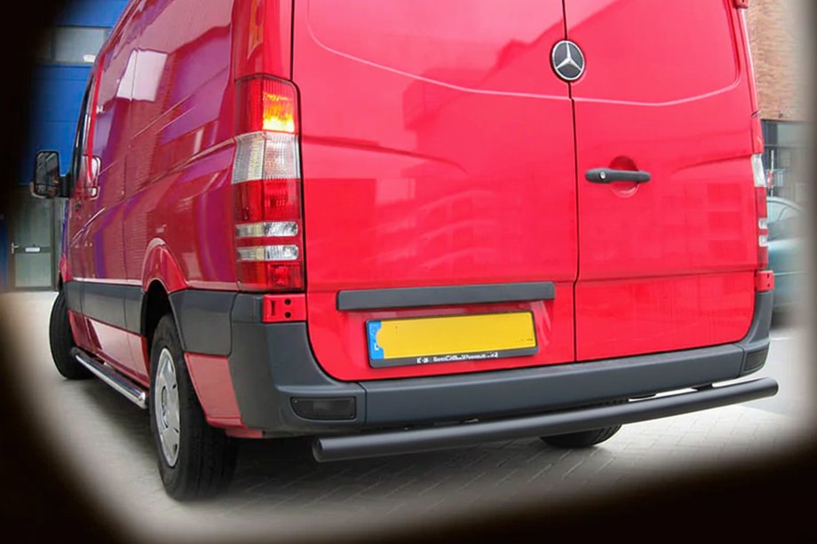 Mercedes Sprinter W906 2006–2018 Protectie Spate AK002 Negru (Otel Inoxidabil) Foto 1