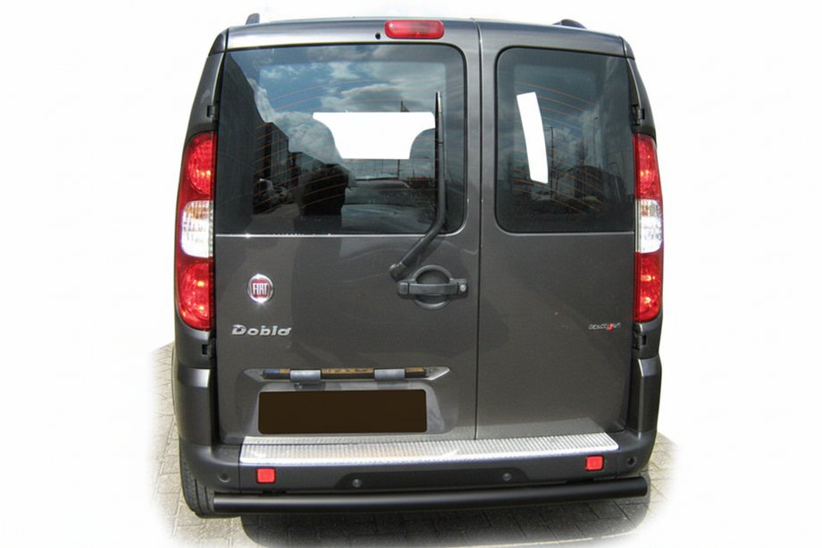 Fiat Doblo I 2001-2005 Protectie Spate AK002 Negru (Otel Inoxidabil) Foto 1