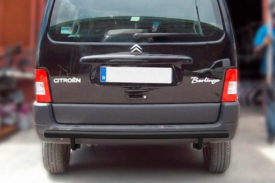 Citroen Berlingo 1996-2008 Protectie Spate Black (Otel Inoxidabil) Foto 1