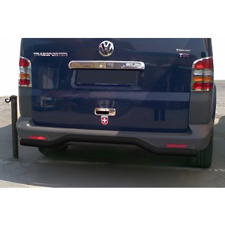 Bara spate Wave negru (inox) Volkswagen T5 Transporter 2003-2010 foto 1