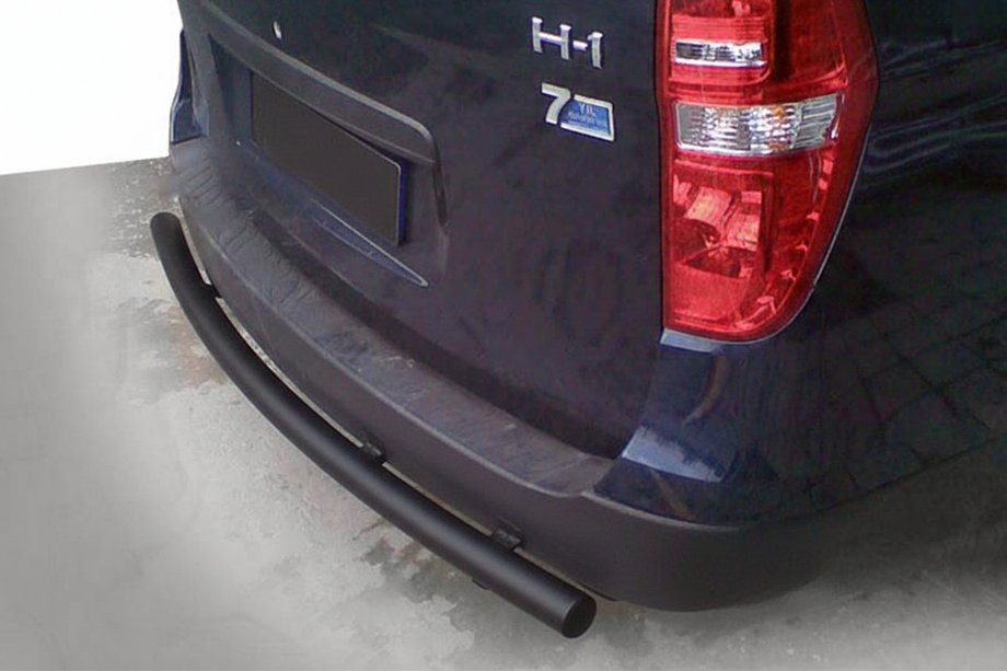 Hyundai H300, H1, Starex 2008-2020 Bara Spate AK002 Negru (Otel Inoxidabil) Foto 1