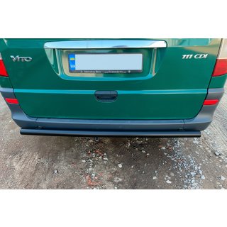 Bara Spate AK002 Negru (Otel Inoxidabil) Mercedes Viano 2004-2014 foto 2