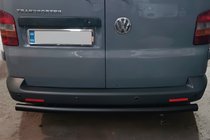 Volkswagen T5 Multivan 2003–2010 Bara Spate AK002 Neagra (Otel Inoxidabil) foto 5