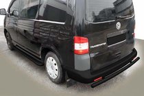Volkswagen T5 Multivan 2003–2010 Bara Spate AK002 Neagra (Otel Inoxidabil) foto 6