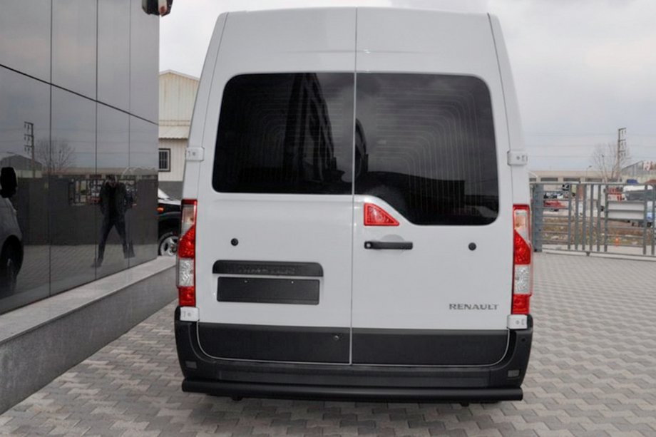 Renault Master 2011-2023 Bara Spate Black (Otel Inoxidabil) Image